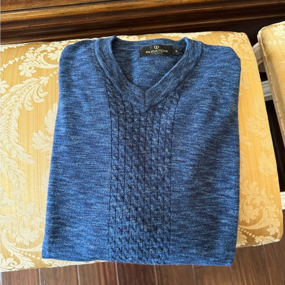 Bugatchi Men’s Vneck Sweater - Picture 3 of 7